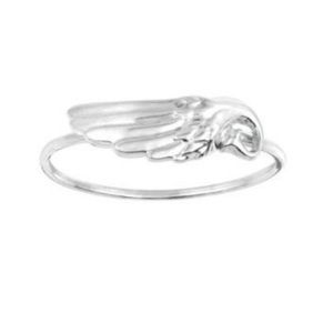 NWT Sterling Silver .925 Angel Wing Ring